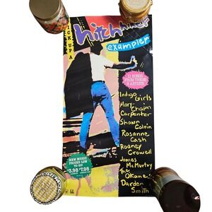 Hitchhiker Exampler Vintage‎ 1990 Promo Album Poster 12x23 CBS Records Country